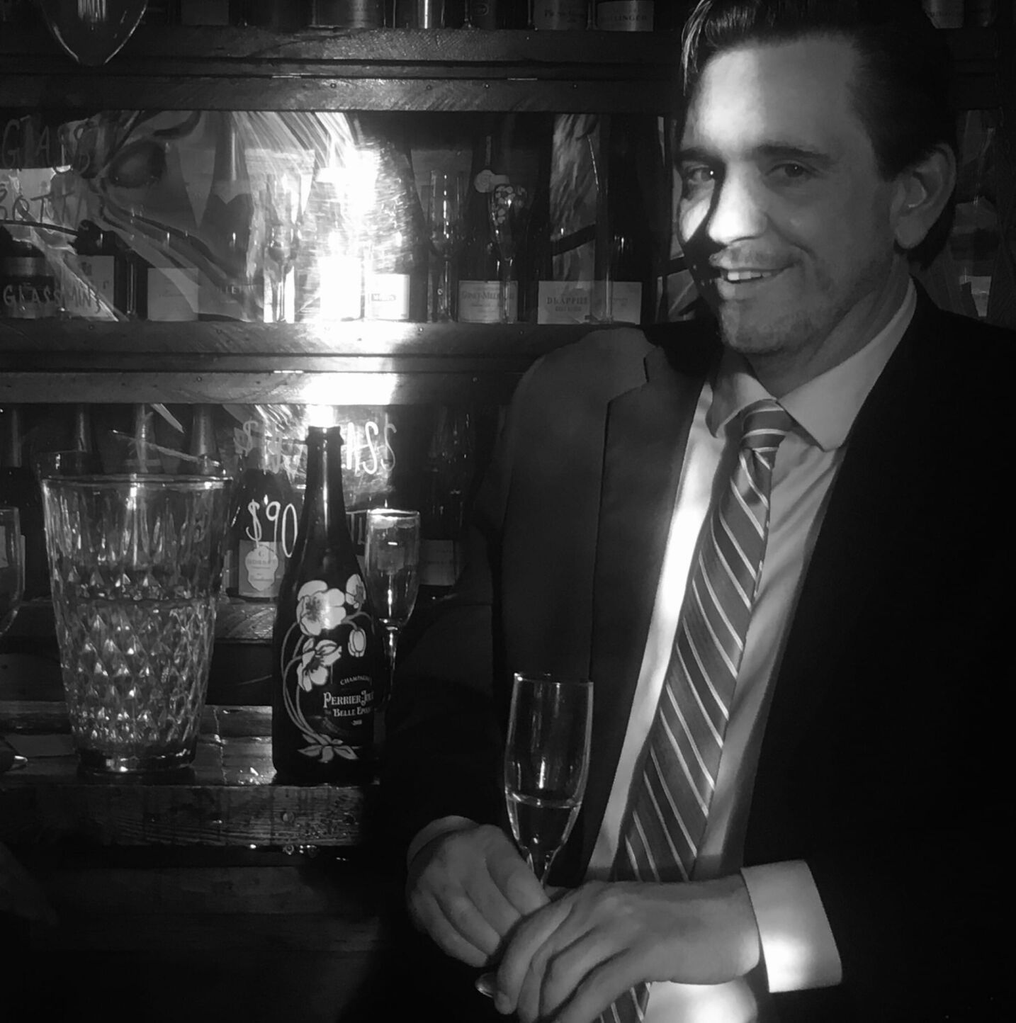 Anchorage Press Managing Editor Matt Hickman at The Bubbly Mermaid c. 2019